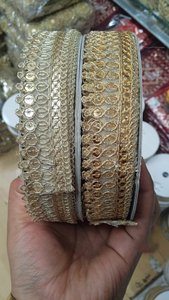 ลูกไม้ปักเลื่อมหลากสี ประดับเลื่อมรุ้งระยิบระยับ ริบบิ้นขอบเงา  ริบบิ้นรักษ์โลก สำหรับงานแต่งงานและงานปาร์ตี้ - Product Image 4