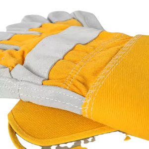 Gants de travail en cuir de qualité supérieure, prix imbattable, design personnalisé, respirants, antidérapants, imperméables, avec bracelet réglable - Product Image 5