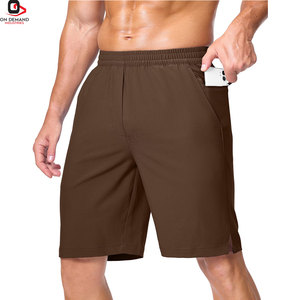 Pantalones Cortos Deportivos Casuales de Moda para Hombre, con Cordón Ajustable, Ropa de Gimnasio Lisa, Proveedor Mayorista con MOQ Bajo - Product Image 1