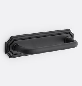 Poignée de meuble tendance noire en métal, personnalisable, pour chambre et cuisine, poignée de tiroir en T en métal - Product Image 1