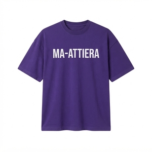 Men's T Shirt <b>Purple</b> Graphic Print Crew Neck Short Sleeve Oversized Fit Casual Streetwear <b>Tshirt</b> Clothes T Shirt - Product Image 3