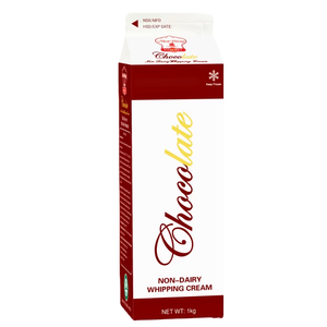 Prix Compétitif Crème Non Laitière de Fabrication Fournisseur Exportateur OEM/ODM pour Pâtisserie et Desserts Crème Chocolatée Fouettée Sans Produits Laitiers HALAL 1KG - Product Image 1