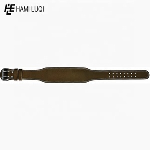 Cinturón de gimnasio de piel de vaca personalizado Unisex equipo de entrenamiento físico de levantamiento de pesas de cuero de neopreno con logotipo de actualización comercial - Product Image 4