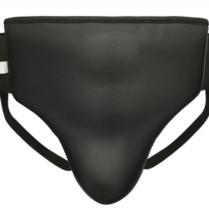 Custom Men's Cowhide <b>Leather</b> Groin Guard <b>Underwear</b> for Muay Thai MMA Boxing-Breathable Custom Logo Design Customizable Colors - Product Image 3