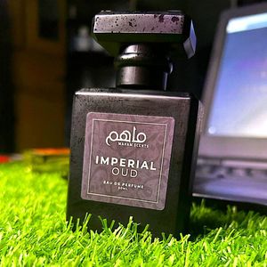 Maham Scents 50ml Parfum pour Homme Imperial Oud Eau de Parfum Flacon en Verre Noir Mat Luxe Longue Durée Oriental Boisé Spray - Product Image 2