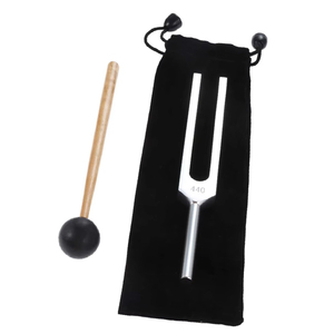 ส้อมเสียงอะลูมิเนียมอัลลอยด์ระดับมืออาชีพ 128Hz เกรดทางการแพทย์ สำหรับการบำบัด การรักษา และการทดสอบการสั่นสะเทือน - Product Image 1