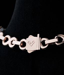 Collier croix en moissanite plaqué or rose, chaîne en argent 925, pendentif bijoux pour homme et femme - Product Image 4