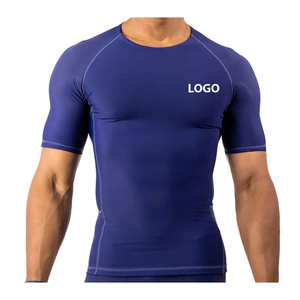 Camiseta de manga corta profesional para hombre, transpirable, anti-UV, de secado rápido, ecológica, de poliéster/spandex - Product Image 5
