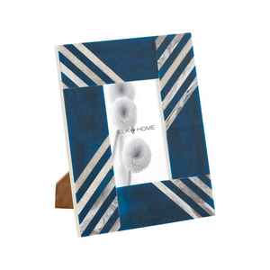 Cadre photo élégant en résine avec revêtement brillant pour des souvenirs intemporels, magnifique cadre photo fait main par les artisans indiens, exporté par Craftera. - Product Image 1