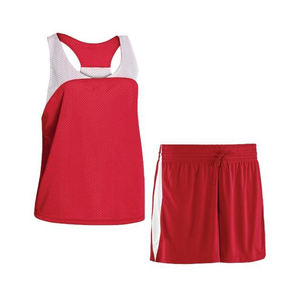 Conjunto de uniforme de lacrosse verde oliva a medida, chaleco sin mangas con cuello en V, falda tipo kilt, jersey de equipo personalizado, ropa deportiva para niñas - Product Image 3