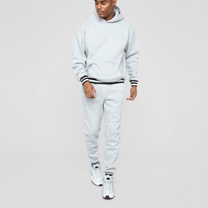 ชุดวอร์มผู้ชายสีน้ำเงินใหม่ ชุดออกกำลังกาย ชุดชั้นในระบายอากาศ ชุดฤดูหนาวน้ำหนักเบา ยูนิเซ็กซ์ โพลีเอสเตอร์/คอตตอน มีเชือกผูก - Product Image 1