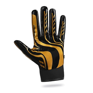 Gants de football américain sur mesure de haute qualité, vente en gros, confortables, en cuir, imperméables, couleur et logo personnalisables, pour l'extérieur - Product Image 4