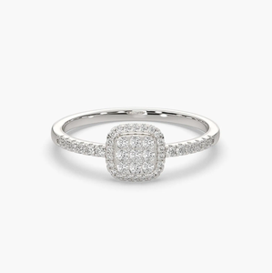 Classic 14KT Gold Natural Vintage Brilliant Cut Filled Diamond IGI Certified Engagement Wedding <b>Ring</b> Fine Jewelry Gift Women - Product Image 3