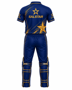 Uniforme de Cricket Elegante y Transpirable para Mayor Comodidad, Uniforme de Cricket Personalizado al por Mayor con Logotipos de Patrocinadores del Equipo y Logotipo del Club - Product Image 4