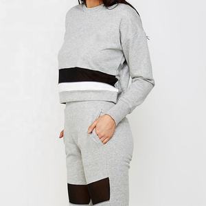 Conjunto Deportivo de Dos Piezas para Mujer, 100% Algodón, Sudadera con Capucha Elegante y Pantalones Deportivos de Pierna Recta, Cuello Redondo, Cómodo, Transpirable y Ligero - Product Image 6