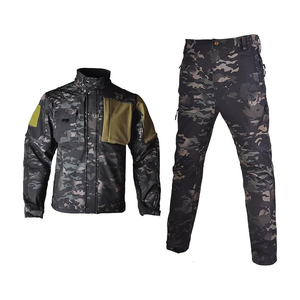Veste tactique unisexe pour la chasse, uniforme d'entraînement en polaire, combinaison thermique d'hiver en ripstop, polyester, camouflage, respirante, veste d'extérieur - Product Image 2