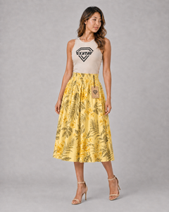 Women New Hawaiian Tropical Floral Autumn Maxi <b>Skirt</b> Beach Vacation Casual Lightweight Flowy <b>Skirt</b> Wear Cheap Price OEM - Product Image 5