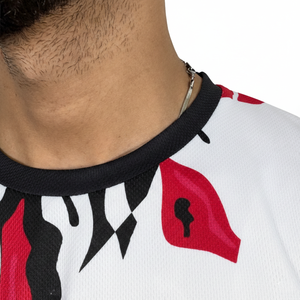 บริการรับผลิตเสื้อซับลิเมชั่นแบบกำหนดเอง เสื้อยืดพรีเมียมสำหรับผู้ชาย ผลิตจากผ้าฝ้ายโพลีเอสเตอร์ 100% ระบายอากาศได้ดี - Product Image 2