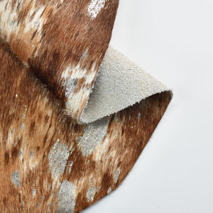 Material de Cuero de Crin de Caballo 25 SF al por Mayor, Cuero Genuino con Estampado Animal, Tela de Cuero Vacuno para Zapatos y Bolsos - Product Image 4