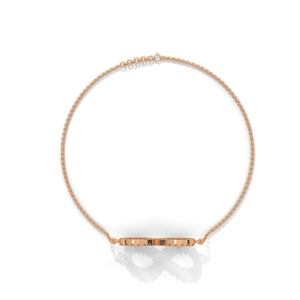 Pulsera de Oro Rosa con Dije Infinito y Diamantes, Joyería de Cadena Abierta para Regalo de Aniversario - Product Image 3