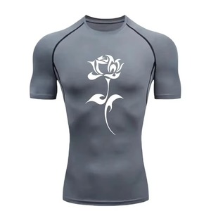Fully Customizable Ultra-Stretch Performance Rashguard with Precision Sublimation Printing Short Sleeve Rashguard - Product Image 2