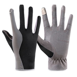 Guantes Deportivos Antideslizantes para Correr y Montar con Logotipo Personalizado, Último Diseño, Pantalla Táctil, Palma con Impresión de Silicona, para Entrenamientos al Aire Libre y Fitness - Product Image 1