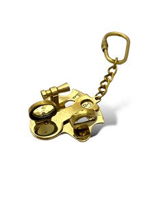 Porte-clés Boussole Vintage de Luxe en Laiton, Instrument de Navigation Nautique, Cadeau Maritime, Léger et Portable - Product Image 4