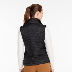 Chaleco Acolchado sin Mangas para Mujer con Forro Polar Grueso, Cremallera y Botones, Abrigo Cálido de Invierno, Chaqueta Ligera con Cremallera - Product Image 3