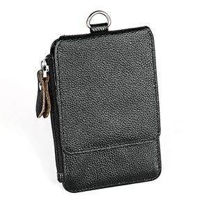 Wholesale Thin PU Leather Wallet <b>Men</b> Minimalist Card Holder Small Purse OEM Custom Slim Front Pocket Leather Wallet RFID Custom - Product Image 6