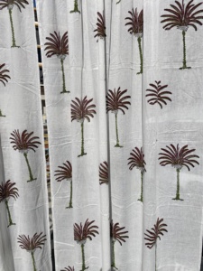Rideau en coton imprimé à la main, panneau de fenêtre indien, vente en gros, fabricant d'usine pour l'hôtellerie, les complexes hôteliers et le marché d'exportation - Product Image 6