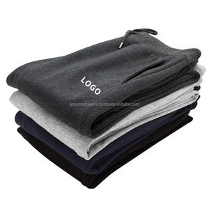 Pantalon de jogging décontracté noir imprimé pour homme, taille haute avec cordon de serrage, 100 % coton, imperméable et respirant - Product Image 2