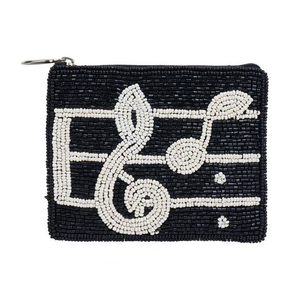 Classic Design Embroidery Coin Pouch with Seed Beads Customized Hand Pouch for Daily Use Mixed Colors - Product Image 5