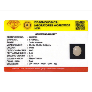Ethiopian Fire Opal Cat's Eye-8.75 Carat Natural Rough Faceted Cut-Certified Wholesale - Product Image 4