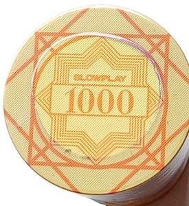 Professional 10g 40mm Ceramic Poker <b>Chips</b> with Customisable Logo Unique Design Clay Material <b>Tray</b> Included for Casino Use - Product Image 2