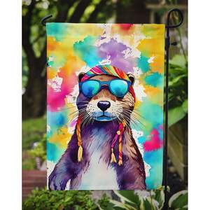 ธงสวนฮิปปี้รูปสัตว์ตัวนากสำหรับประดับสวนกล่องจดหมายหลากสีสำหรับชานบ้านงานศิลปะเตียงดอกไม้เสริมขนาด - Product Image 3