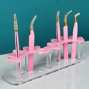 Clear <b>Acrylic</b> Storage Holder With Compact Design For Organized Presentation Countertop Placement Tweezers Display <b>Stand</b> - Product Image 6