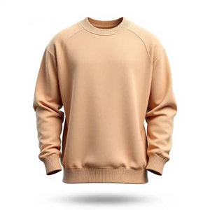 Men's Winter Custom Crewneck Sweatshirts 100% Cotton <b>Thick</b> <b>Fleece</b> Lined Long Sleeve Embroidered OEM Service Custom Color Size - Product Image 2