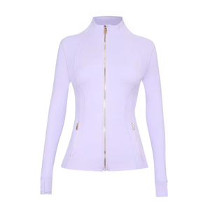 Veste de sport active pour femme style Lulu 2026, respirante, légère, en soie, pour yoga et course à pied - Product Image 6