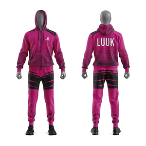 Custom Men's Tracksuit Full <b>Zip</b> <b>Hooded</b> Sporty Jogging Suit Professional Sportswear Training Apparel Bulk Supplier Factory - Product Image 3