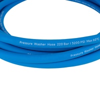 Tuyau de rondelle bleu de qualité marine (-30 °C à + 90 °C) avec extérieur en PVC résistant à l'eau salée
