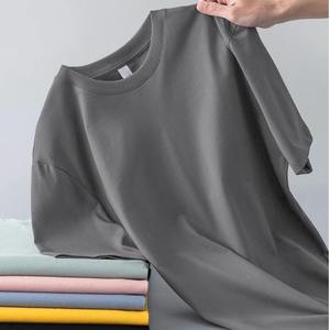 Camiseta Casual de Manga Corta para Hombre, Cuello Redondo, 100% Algodón Jersey, Color Liso, Transpirable, Corte Regular - Product Image 4