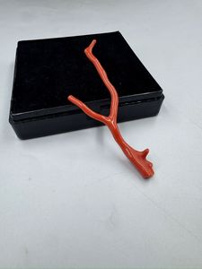 ลูกปัดปะการังแดงอิตาลีธรรมชาติ รูปทรงกิ่งไม้ สำหรับทำเครื่องประดับ ปะการังรูปทรงต้นไม้ คุณภาพสูง - Product Image 2