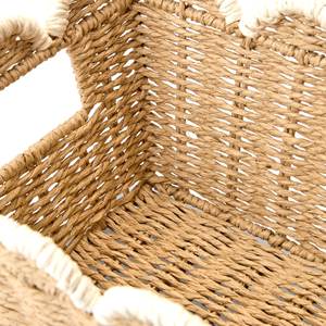 Cesta de Papel Natural, Forma Festoneada – Cesta de Almacenamiento Hecha a Mano, Proveedor de Vietnam - Product Image 5