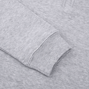 Sudadera de lujo de invierno ecológica con media cremallera y cuello alto, personalizable con logo, de tejido grueso, OEM - Product Image 6