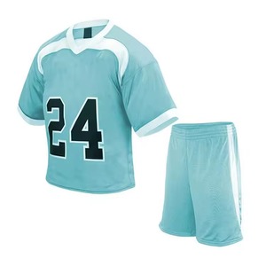 Vêtements de sport de lacrosse, service OEM, uniformes légers grandes tailles, impression personnalisée directe usine, nom du joueur, short anti-humidité - Product Image 1