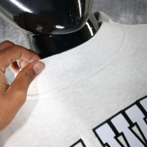 เดอะ เวล เอสท์ เสื้อสเวตเชิ้ตคอกลมแบบมีปก ปี 2025 ผลิตตามสั่ง แบรนด์ส่วนตัว ผ้าฝ้ายฟลีซหนานุ่ม ปักลายเชนีล สไตล์สตรีทแวร์ - Product Image 3