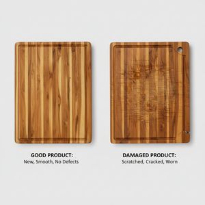 Tabla de Cortar Cuadrada Grande de Bambú, Bloque de Cortar de 1.5 cm de Grosor, Duradera, Segura para Alimentos, No Tóxica, Apta para Lavavajillas, OEM Personalizada - Product Image 4