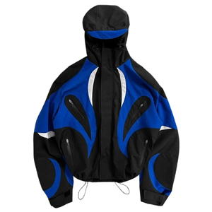 OEM Custom Made Colorful Nylon Windbreaker Low MOQ Sportswear Nylon Tracksuits Set Stylish Street Style Gym Apparel Track Jacket - Product Image 4