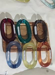 Accessoires de luxe personnalisés, chaînes décoratives multi-usages, chaînes en résine épaisse, chaînes en acrylique, décoration murale - Product Image 3