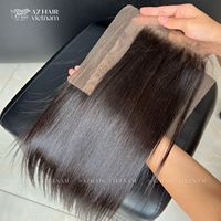Vente en gros dentelle mince HD transparente 4X4 5X5 6X6 7x7 fermeture, cheveux humains vierges vietnamiens 13*4 13*6 fermeture frontale en dentelle HD